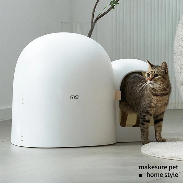 Fully Enclosed Extra Large Cat Litter Box Anti-odor Cat Toilet Simple Style Cat Litter Box Pet Supplies Eco-friendly Material Fully Enclosed Extra Large Cat Litter Box Anti-odor Cat Toilet Simple Style Cat Litter Box Pet Supplies Eco-friendly Material