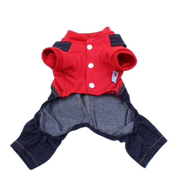 New Pet Jumpsuit Rompers Dog Hoodie Denim Coat T-Shirt Cat Puppy Jacket Autumn/Winter Clothes Apparel New Pet Jumpsuit Rompers Dog Hoodie Denim Coat T-Shirt Cat Puppy Jacket Autumn/Winter Clothes Apparel