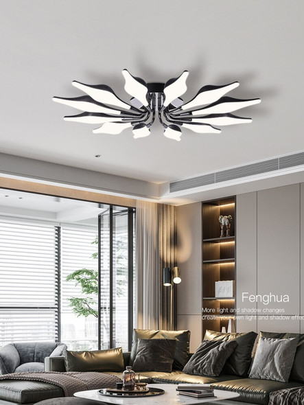 Living room ceiling lamp flower type Nordic modern minimalist