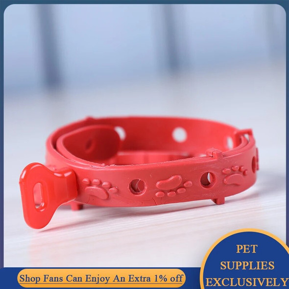 Pet Flea and Tick Collar for Dog Cat Up To 8 Month Flea Tick Adjustable Protect Rubber Mite Killer Collar Kitten Necklace Strap