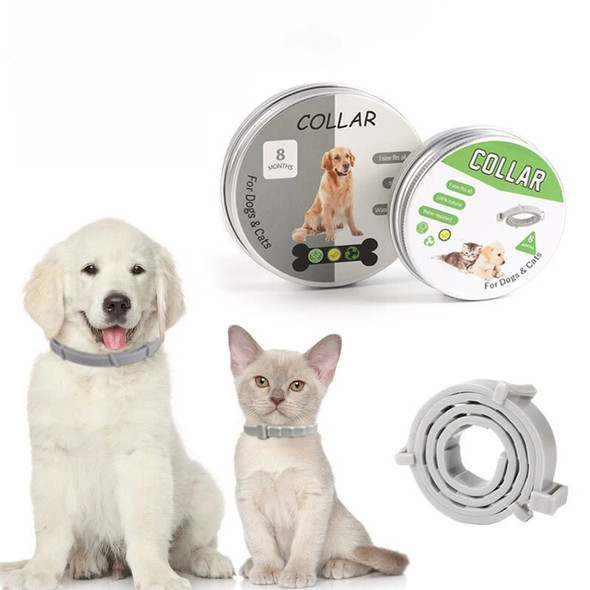 38/62cm Pet Cat and Dog Deworming Collar Can Be Adjusted To Expel Fleas and Tick Puppy Collar 8 Months To Expel Tick Dog Collar
