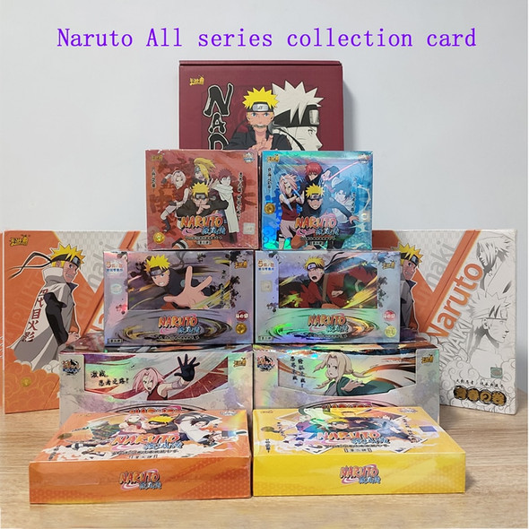 Kayou Naruto Cards CR Naruto Box Game Collection Card BP SE AR UR SP MR ZR SSR Rare Flash Card Toys for Boys Gifts for Children