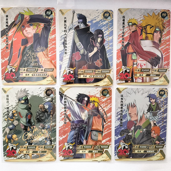 Kayou Naruto Cards CR Naruto Box Game Collection Card BP SE AR UR SP MR ZR SSR Rare Flash Card Toys for Boys Gifts for Children