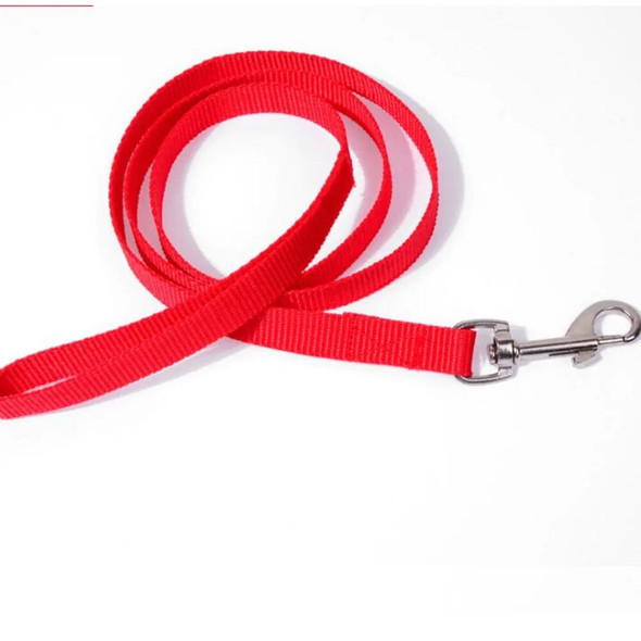 100PC 6Colors 110cm*1.5cm Nylon Pet Dog Leash Harness Dog Collar Walking Training Leash Cats Dog Harness Collar Leash Strap Belt