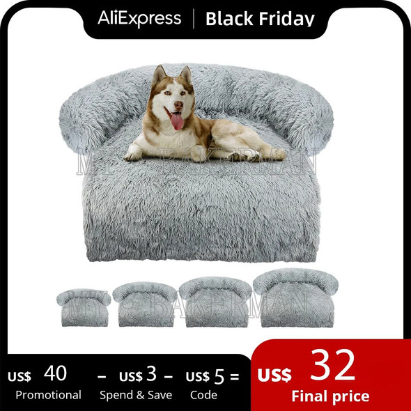 VIP Large Dogs Sofa Bed Washable Winter Warm Cat Bed Mat Couches Car Floor Furniture Protector