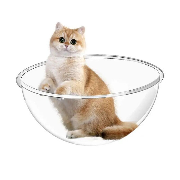 30cm Acrylic Cat Nest DIY Transparent Sheet GlassHemispherical Pet Furniture Replacement Dome Cover Cat House Pet Products