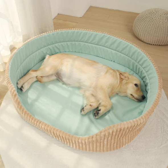 New Large Pet Bed Warm Dot Pattern Luxury House for Dog Sofa Soft Fleece Summer Breathable Cushions Puppy Accessories Furniture