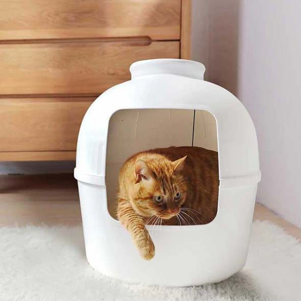 Secret Cat Litter Box Fun Hidden Litter Box Enclosure Artificial Plant Flowerpot Design Litter Box Cat House Furniture Decor