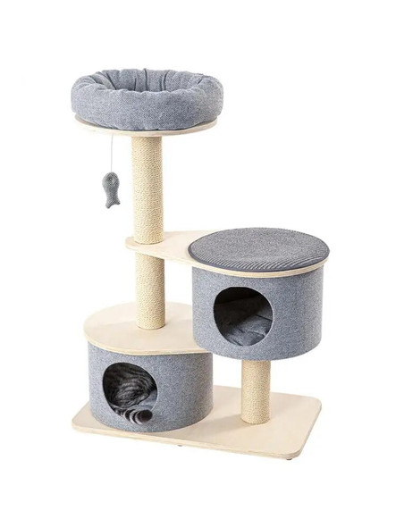 Stable Cat Climbing Frame Cat Litter Multi-layer Solid Wood Cat Furniture Grinding Claw Rest Multi-functional Stable Cat Climbing Frame Cat Litter Multi-layer Solid Wood Cat Furniture Grinding Claw Rest Multi-functional