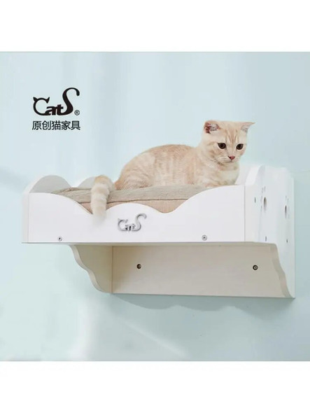 Cat Toys, Cat Furniture, Wall-mounted Cat Bed, Solid Wood Ecological Board, Cat Litter, Cat House, Cat Jumping Platform