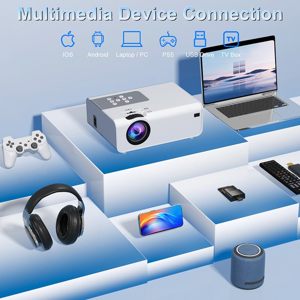 Salange P92 Full Hd Projector Mini Native 1920x1080p Android Bluetooth
