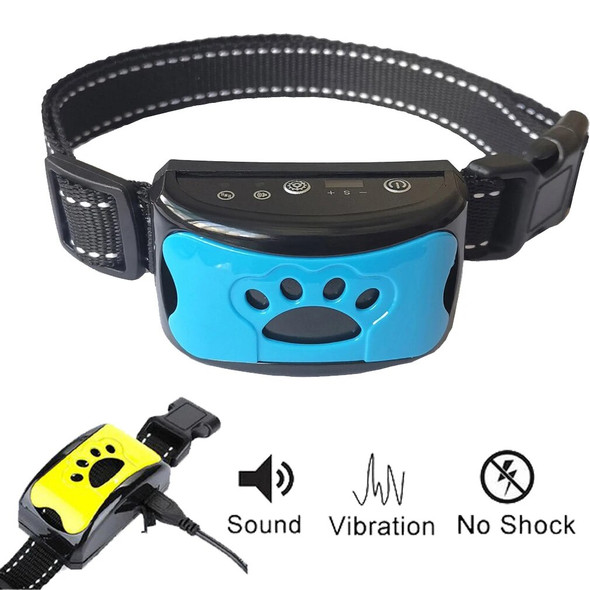 Hot Sale Pet Anti Barking Collar Ultrasonic Dog Training Collar USB Electric Anti Barking Devices Stop Barking Vibration Collar