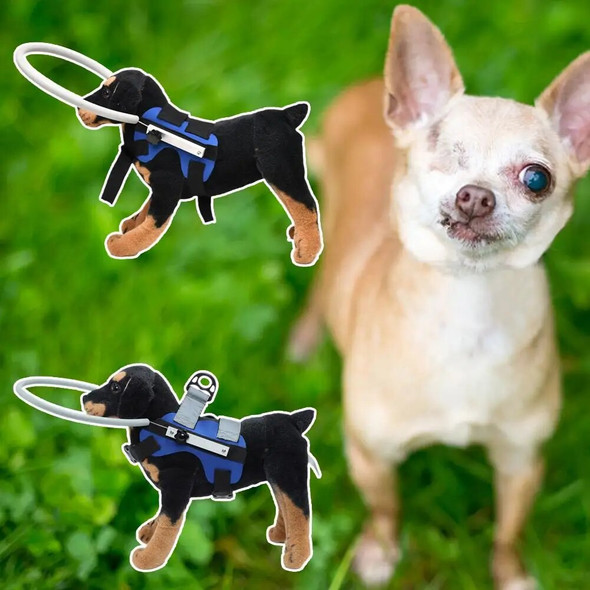 Blind Pet Anti-collision Collar Dog Safe Harness Guide Training Behavior Aids Tool Blind Dog Collision Collars Pet Supplies