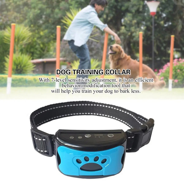 Hot Ultrasonic Dog Training Collar USB Electric Pet Anti Barking Intelligent Devices Stop Barking Vibration Anti Bark Devices