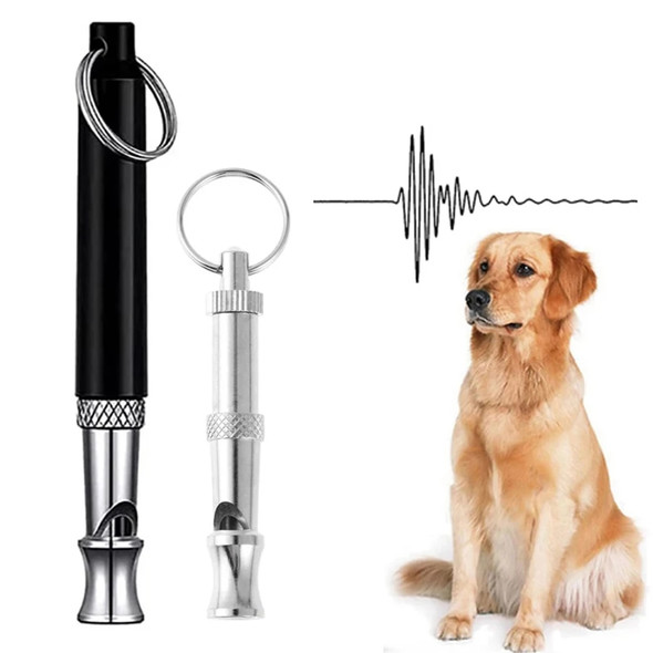 Adjustable Dog Whistle Pet Dog Training Obedience Whistle Sound Repeller Stop Barking Control for Dog Training Deterrent Whistle