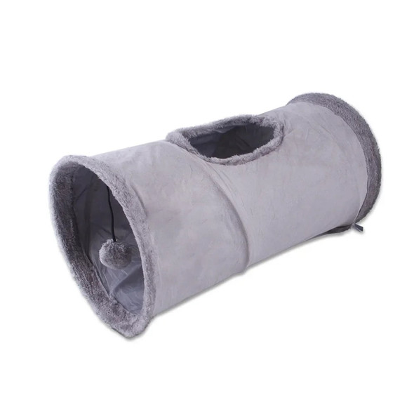 Foldable cat tunnel tube toy pet indoor sports hiding training interactive game cat supplies