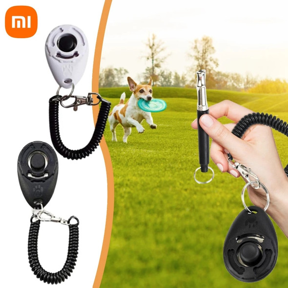 Xiaomi Dog Training Clicker Pet Cat Dog Click Trainer Various Style Aid Adjustable Sound Key Chain Dog Repeller Pet Product