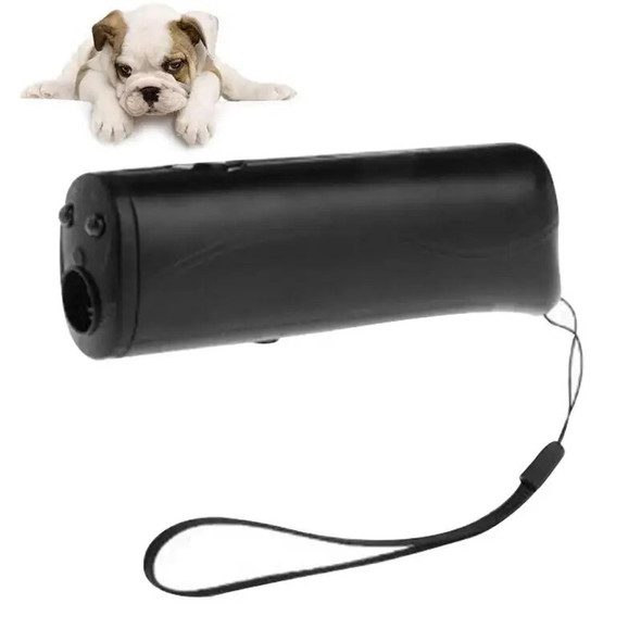 Pet Dog Repeller Anti Barking Stop Electric Shocker LED Ultrasonic Dogs Adapter Training Behavior Aids Without Battery