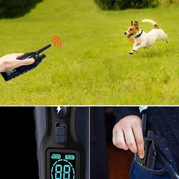 LED Pet Dog Trainings Electric Shocker Dog Training Anti Bark Collar Ultrasonic Dog Repeller Training Aids and Behavior