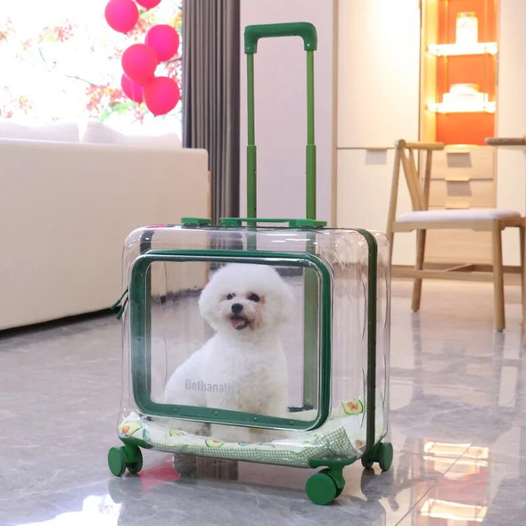 Pet Trolley Case Outing Bubble, Transparent Conveyors and Strollers, Carrier Cabin, Suitcase Bag for Cat, Pet Products Accessori