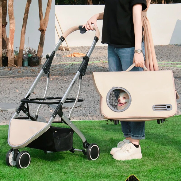 detachable pet stroller,pet tote bag,Cat carrier bag,walking cat stroller,Travel stroller for small cats and dogs, breathable