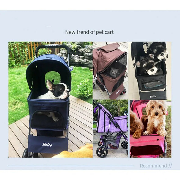 Portable Cat Backpack Trolley Carrier Dog accessories Pet Stroller Transportation Stroller Carrier Cat Trolley Puppy Small Pet