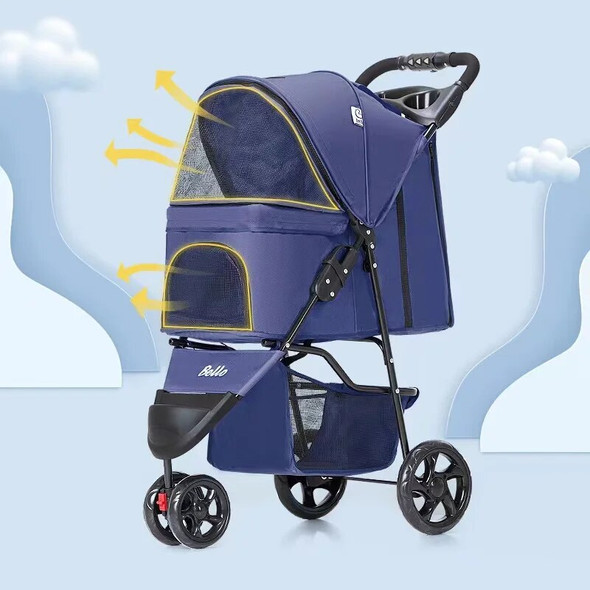 Portable Cat Backpack Trolley Carrier Dog accessories Pet Stroller Transportation Stroller Carrier Cat Trolley Puppy Small Pet