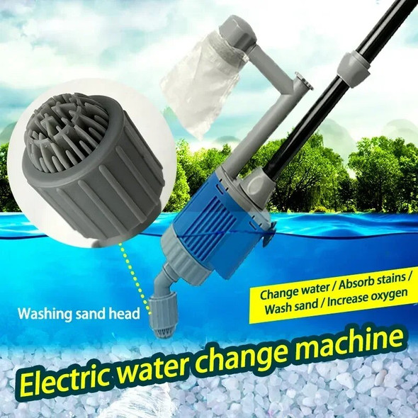 Changer Cleaning Filter Fish Aquarium Tool Siphon Electric Gravel Water Tank Pump Cleaner Change