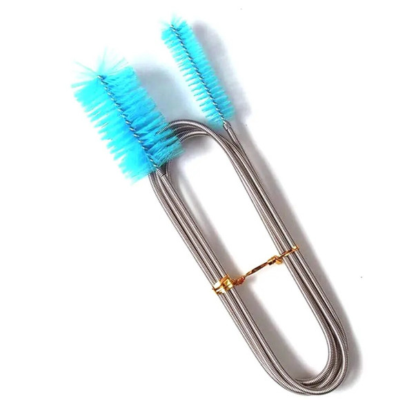 Aquarium Cleaning Tool Stainless Steel Tube Cleaning Brush Flexible Aquarium Fish Tanks Accessories Filter Pipe Brushes Cleaner