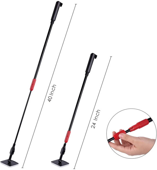 Fish Aquarium Cleaning Tools 7 in 1 Extendable Handle Fish Tank Cleaner Kit 40 Inch