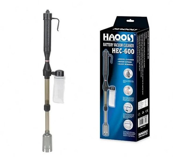 Aquarium Fish Tank Battery Vacuum Cleaner and Water Siphon