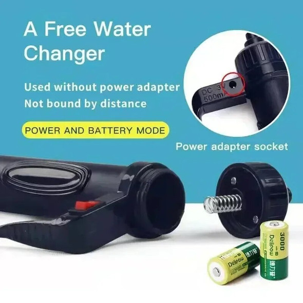 Cleaning Electric Aquarium Siphon Tank Cleaner Fish for Pump Water Filter Tools Changer New Change Gravel