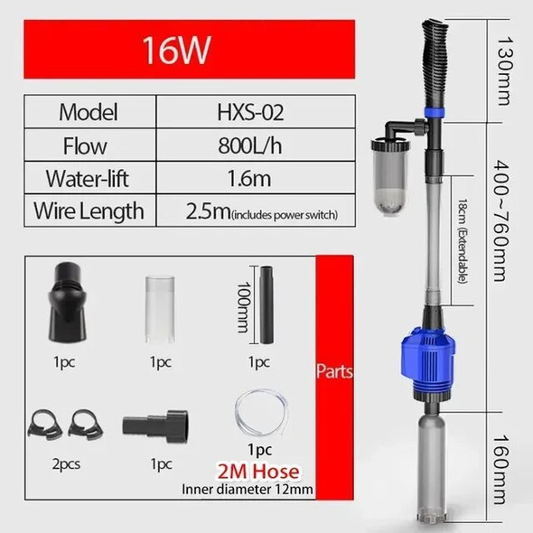 Suction Tank Washer Cleaner Changer Sand 3 Operated Vacuum Gravel Water Syphon 1 Electric Filter In Aquarium Fish Siphon