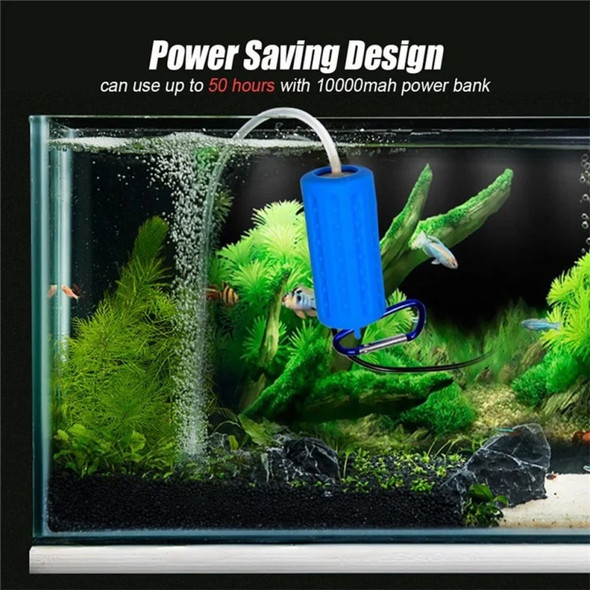 Portable USB Mini Aquarium Filter Oxygen Air Pump For Fishing Tank Function Ultra Silent High Energy Aquarium Tank Accessories