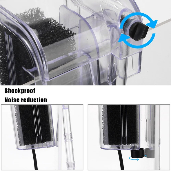 External Hang Up Filter Oxygen Submersible Water Purifier for Aquarium Fish Tank Filter Mini Aquarium Filter Water Pumps External Hang Up Filter Oxygen Submersible Water Purifier for Aquarium Fish Tank Filter Mini Aquarium Filter Water Pumps