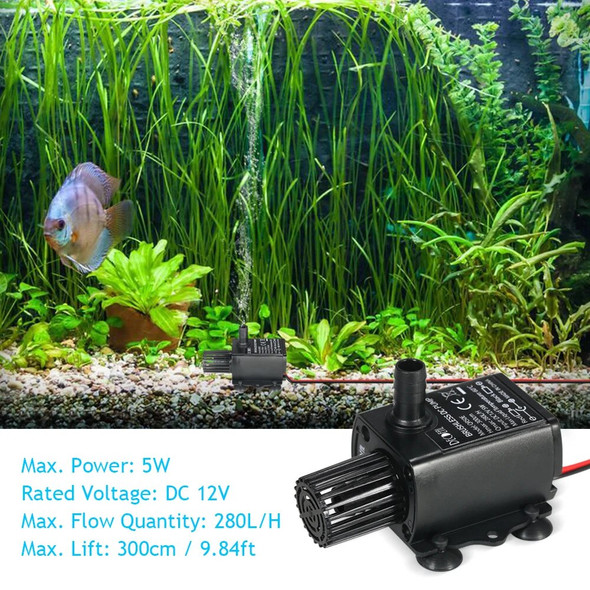 USB Water Pumps 12V Mini Diy Aquarium Filter Low Noise Brushless Motor Pump Aquarium Accessories Submersible Water Cycle For Pet