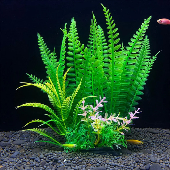 NEW 18cm Simulation Water Glass Fish Tank Landscaping Decoration Imitation Water Plant Aquarium Ornament DIY Fish Tank Decor