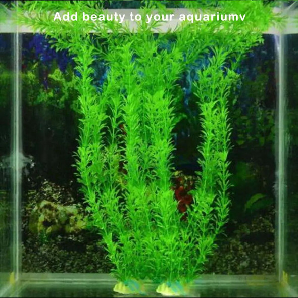 Artificial Green Underwater Plant Fish Tank Aquarium Decor Artificial Water Plant Plastic Plant Water Grass Ornament