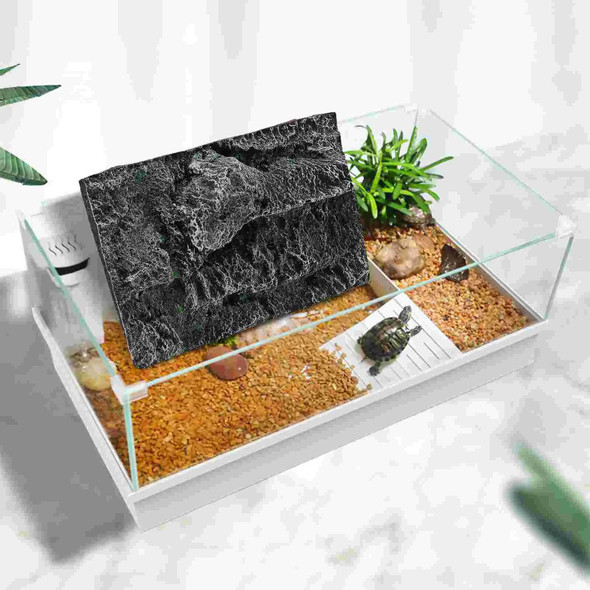 Background Reptile Tank Board Terrarium Aquarium Snake Tile Cork Decorative Decor Lizardvivarium Box Accessories Decoration