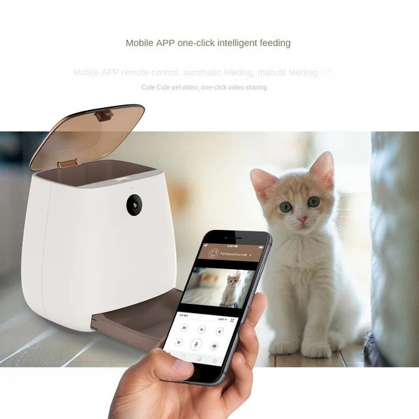 Intelligent Automatic Pet Feeder, Cat Timing Feeder, App Settings, Automatic Feeding and Watering Supplies, Fountain Filter Bowl Intelligent Automatic Pet Feeder, Cat Timing Feeder, App Settings, Automatic Feeding and Watering Supplies, Fountain Filter Bowl