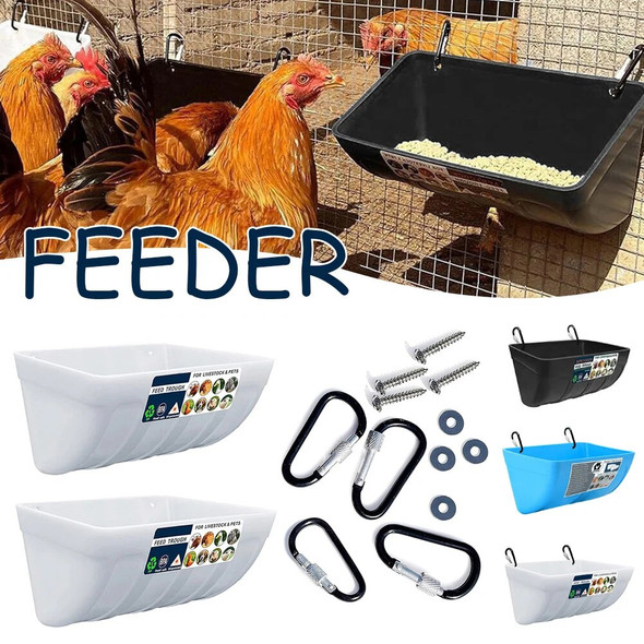 Large Size Chicken Food Trough Multifunctional Chicken Feeder For Animal