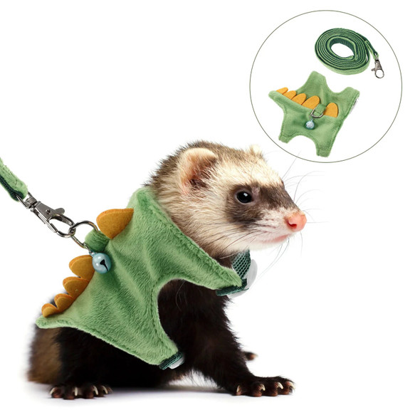 Pet Leash Kitten Adjustable Ferret Small Pets Traction Rope Puppy Harness Dog Vest