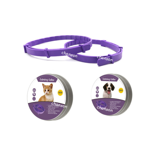 Pet Calming Collar 62/38CM Necklace Anxiety Stress Reduction Pacify Soothing Adjustable Waterproof Cats Dogs Supplies