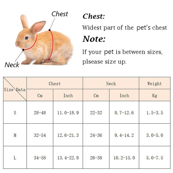 Classic Plaid Cat Rabbit Harness and Leash Set Breathable Pet Harnesses with Bow for Bunny Kitten Rabbits Accessories Clothes