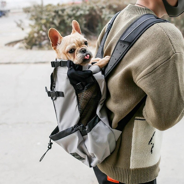 Breathable Dog Carrier Bag Portable Pet Outdoor Travel Backpack Big Dog Cat Carrier Bags For Dogs French Bulldog Dog Accessories Breathable Dog Carrier Bag Portable Pet Outdoor Travel Backpack Big Dog Cat Carrier Bags For Dogs French Bulldog Dog Accessories