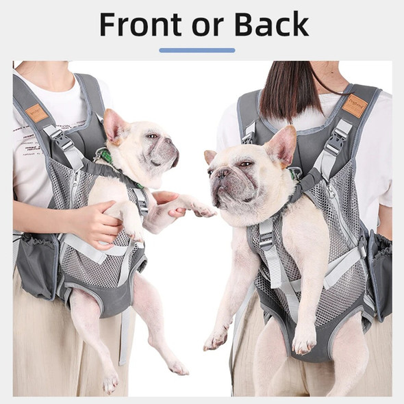 Pet Outdoor Tactical Backpack Pet Front Backpacks Adjustable Dog Carrier Legs Out Easy-fit Dog Chest Carrier for Medium Dogs
