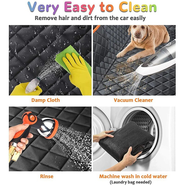 Dog Car Seat Cover Waterproof Pet Dog Carriers Travel Mat Hammock Nonslip Durable Soft Dog Seat Cover