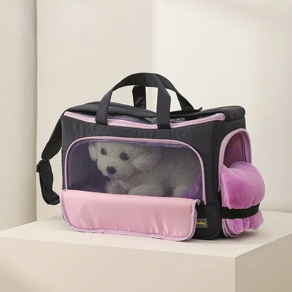 Pet Travel Summer Breathable Mesh Portable Pet Bag One Shoulder Cat Bag Pet Supplies