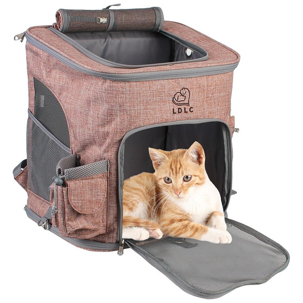 Puppy Cat Backpack For Dogs Carrier Bags Cat Carrier Bags Pet Bag Breathable Oxford Cloth Mesh Outdoor Use