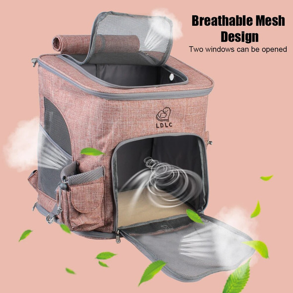 Puppy Cat Backpack For Dogs Carrier Bags Cat Carrier Bags Pet Bag Breathable Oxford Cloth Mesh Outdoor Use